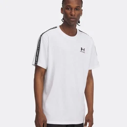 T-Shirt Ua Icon Hwt Tee Taping-Wht