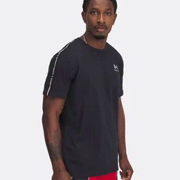 T-Shirt Ua Icon Hwt Tee Taping-Blk