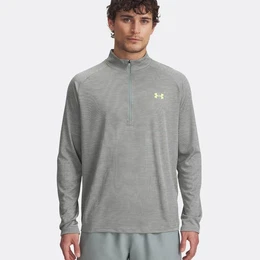 Longsleeve Ua Tech Textured 1/2 Zip-Grn