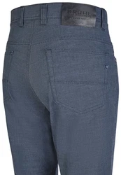 Brühl 5-Pocket-Jeans Genua III Grau/Blau/Dunkelblau