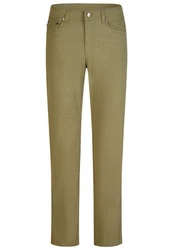 Brühl 5-Pocket-Jeans Genua III Khaki/Dunkelgrün