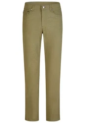 Brühl 5-Pocket-Jeans Genua III Khaki/Dunkelgrün