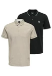 ONLY & SONS Poloshirt Onsefletcher Khaki/Beige/Creme/Schwarz