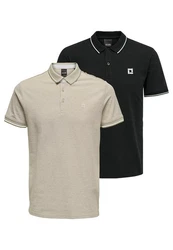 ONLY & SONS Poloshirt Onsefletcher Khaki/Beige/Creme/Schwarz