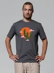 wat? Apparel T-Shirt Kaktus im Sonnenuntergang Beige
