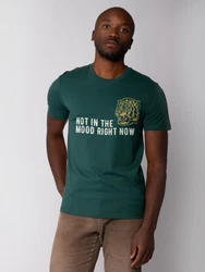 wat? Apparel T-Shirt Not in the mood Dunkelgrün/Grün