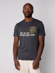 wat? Apparel T-Shirt Not in the mood Dunkelblau/Dunkelgrau