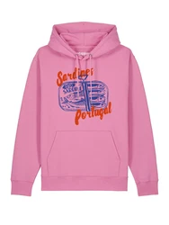 wat? Apparel Hoodie Sardines Portugal Rosa