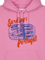 wat? Apparel Hoodie Sardines Portugal Rosa