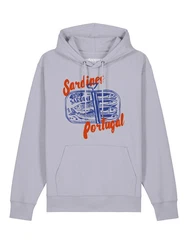 wat? Apparel Hoodie Sardines Portugal Grau/Hellgrau