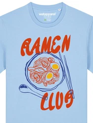 wat? Apparel T-Shirt Ramen Club Hellblau/Blau