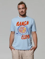 wat? Apparel T-Shirt Ramen Club Hellblau/Blau