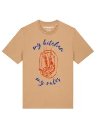 wat? Apparel T-Shirt My kitchen my rules Rot/Braun/Lila/Beige/Gelb/Orange