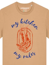 wat? Apparel T-Shirt My kitchen my rules Rot/Braun/Lila/Beige/Gelb/Orange