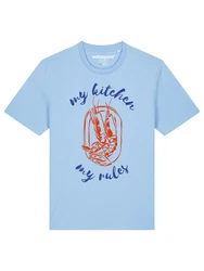 wat? Apparel T-Shirt My kitchen my rules Hellblau/Blau