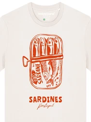 wat? Apparel T-Shirt Sardines Portugal Rot/Dunkelrot