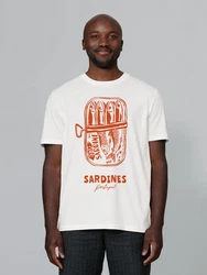 wat? Apparel T-Shirt Sardines Portugal Rot/Dunkelrot