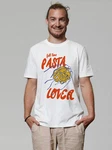 wat? Apparel T-Shirt Pasta lover Beige/Gelb/Rot/Creme