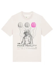 wat? Apparel T-Shirt Fake Reality Weiß/Blau/Rosa/Rot/Braun
