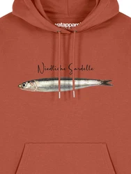 wat? Apparel Hoodie Niedliche Sardelle Orange