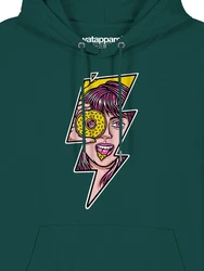 wat? Apparel Hoodie Donut Grün/Dunkelgrün