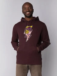 wat? Apparel Hoodie Donut Bordeaux/Dunkelrot