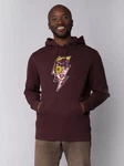 wat? Apparel Hoodie Donut Bordeaux/Dunkelrot