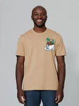 wat? Apparel T-Shirt Coffee waves Braun/Khaki/Beige