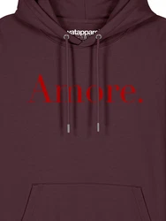 wat? Apparel Hoodie Amore Dunkelrot/Bordeaux/Rosa
