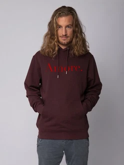 wat? Apparel Hoodie Amore Dunkelrot/Bordeaux/Rosa wat? Apparel Hoodie Amore Dunkelrot/Bordeaux/Rosa