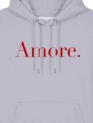 wat? Apparel Hoodie Amore Grau/Hellgrau