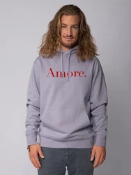 wat? Apparel Hoodie Amore Grau/Hellgrau