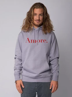 wat? Apparel Hoodie Amore Grau/Hellgrau