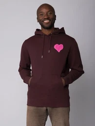 Hoodie Pink Heart