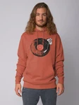 wat? Apparel Hoodie Schallplatte Rot/Orange/Braun
