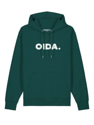 wat? Apparel Hoodie Oida Grün/Dunkelgrün