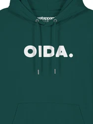 wat? Apparel Hoodie Oida Grün/Dunkelgrün