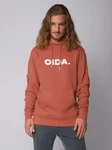 wat? Apparel Hoodie Oida Orange/Rot/Braun