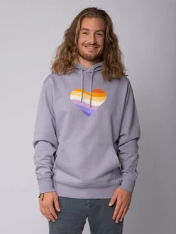 wat? Apparel Hoodie Rainbow Heart Regenbogen wat? Apparel Hoodie Rainbow Heart Regenbogen