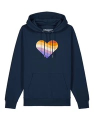 wat? Apparel Hoodie Rainbow Heart Regenbogen