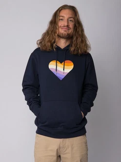 wat? Apparel Hoodie Rainbow Heart Regenbogen