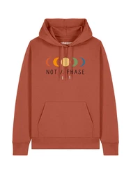 wat? Apparel Hoodie Not a Phase Rot/Orange/Braun