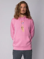 wat? Apparel Hoodie Spread Love Rosa