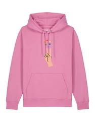 wat? Apparel Hoodie Spread Love Rosa