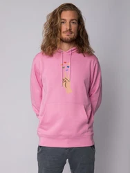 wat? Apparel Hoodie Spread Love Rosa