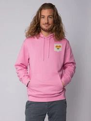 wat? Apparel Hoodie Von Herzen Rosa