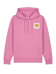 wat? Apparel Hoodie Von Herzen Rosa