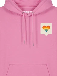 wat? Apparel Hoodie Von Herzen Rosa