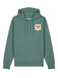 wat? Apparel Hoodie Von Herzen Dunkelgrün/Grün