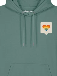 wat? Apparel Hoodie Von Herzen Dunkelgrün/Grün